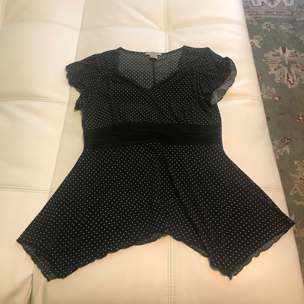 Flattering black top